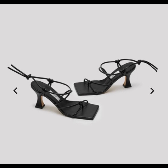 BRAND NEW MIISTA COCO BLACK NAPPA LEATHER SANDALS - Picture 1 of 4